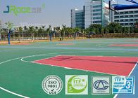Silicone PU Athletic Court Outdoor Play Surfaces Durable Liquid Coating State