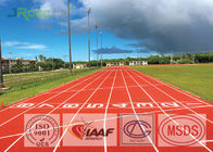 Eco Friendly Rubber Athletic Track Corrosion Resistance , Strong Adhesion