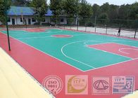 Water Base Rubber Basketball Court Outdoor Floor Easy Installation High Performance