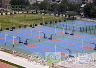 Tough Flexible Sport Court Flooring Badminton Court Tiles Non Deformation