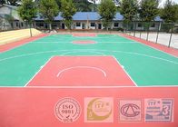 Silicon PU Outdoor Sports Field Surface Solvent Free With Outdoor Cushion Effect