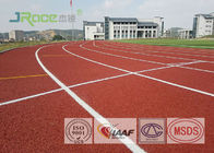 Sandwich System Synthetic Jogging Track Flooring Anti Static For Exterior Sports