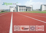 Multicolor Jogging Track Flooring Static free Plastic Floor Covering For School Stadium