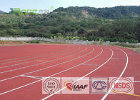 Professional Polyurethane Track Surface Colorful , Recycled Rubber Granules