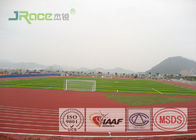 Solvent Free Outdoor Running Track Surface Without Heavy Metals , Synthetic Track For Running