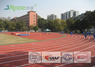 All Weather Standard Rubber Running Track Material With Spike Resistant Surfaces