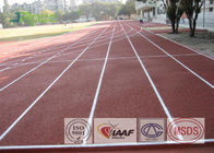Polyurethane Resin Olympic Running Track , Tartan Track And Field Anti Cracking