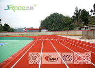 All Weather Track And Field Material , Recycled Rubber Flooring Spike Resistant