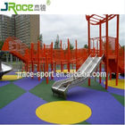 Acrylic Epdm Seamless Flooring , Epdm Playground Surface Compression Resistance