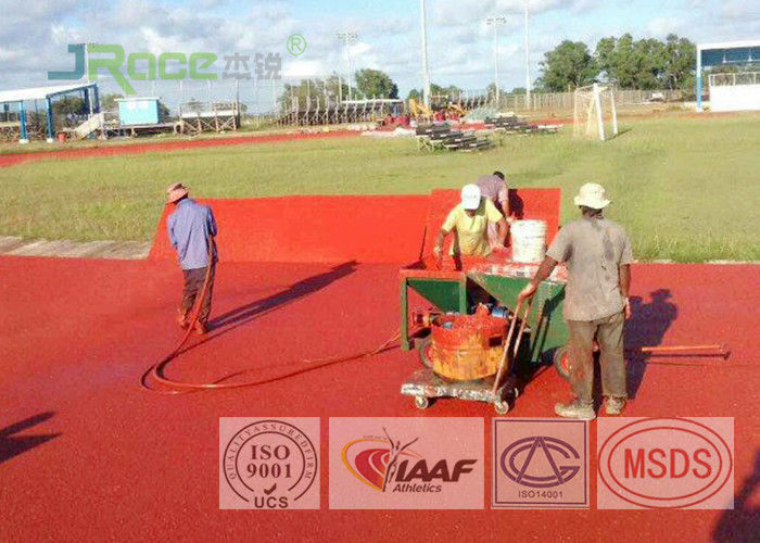 Good Resilient Jogging Track Flooring Running Track Material For Track And Field Athletic Center