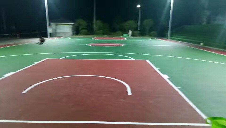 Olympic Acrylic Sports Flooring Coating Abrasion Resistant / Outdoor Tennis Courts