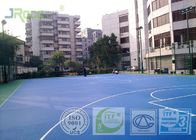 Silicon PU Outdoor Sports Field Surfacing Latest Technology For High School